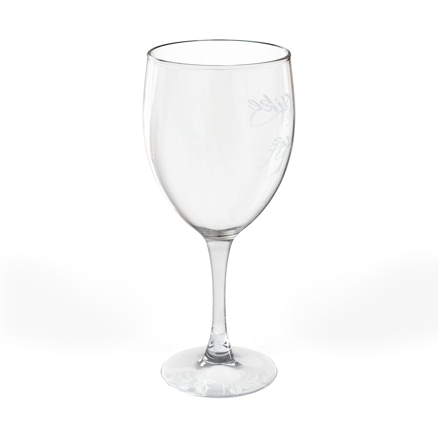 "Aging Like Fine Wine" Engraved Wine Glass