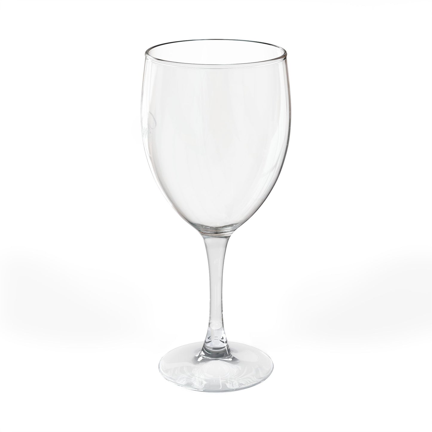 "Mom" Engraved Wine Glass