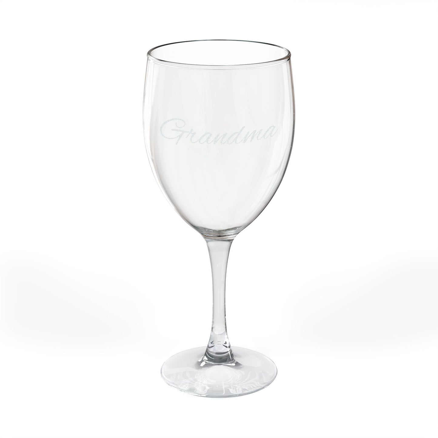 "Grandma" Engraved Wine Glass