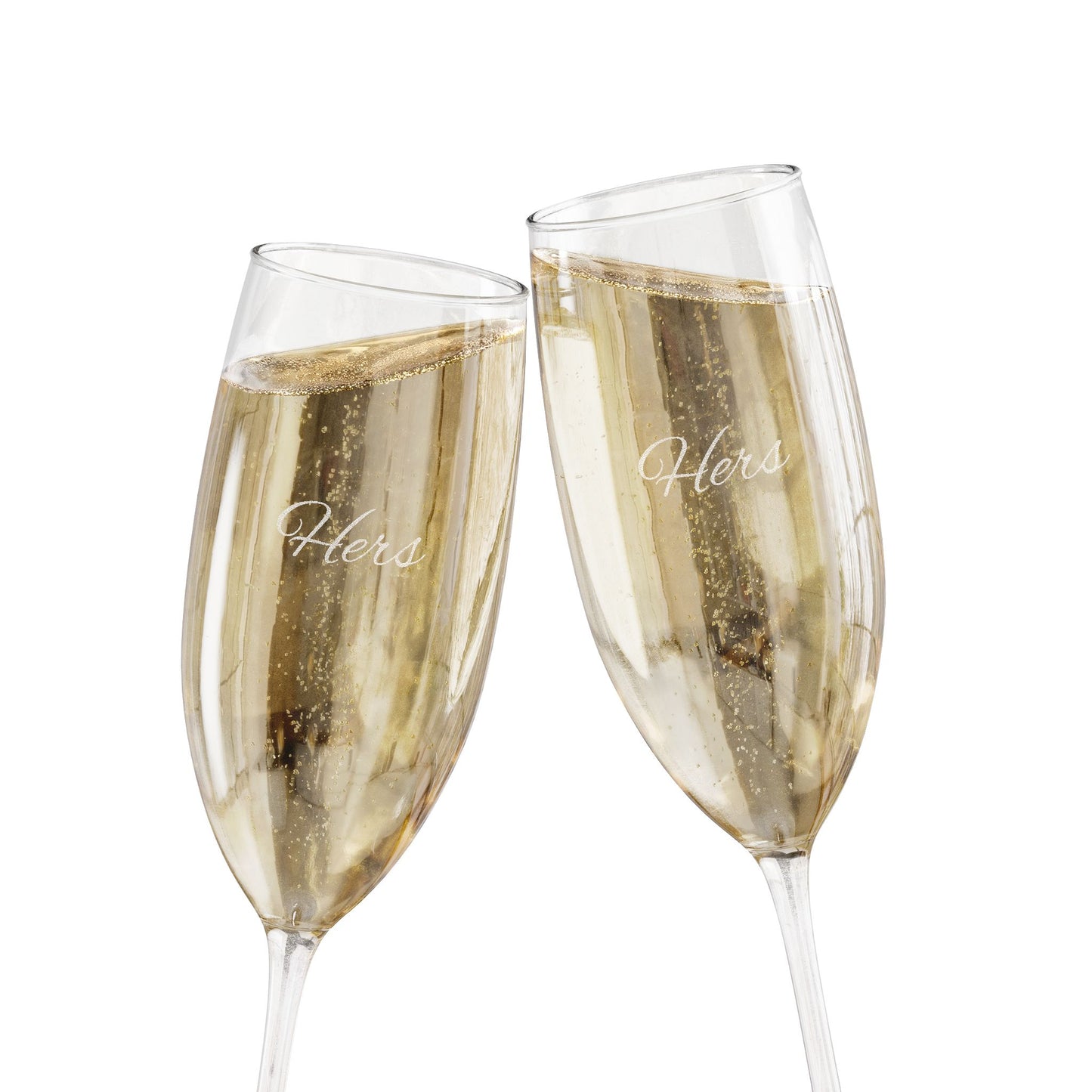 "Hers" Engraved Champagne Glass