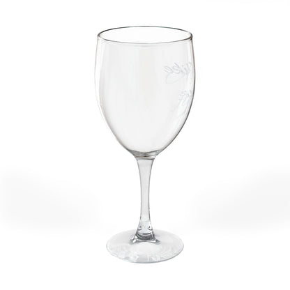 "Aging Like Fine Wine" Engraved Wine Glass