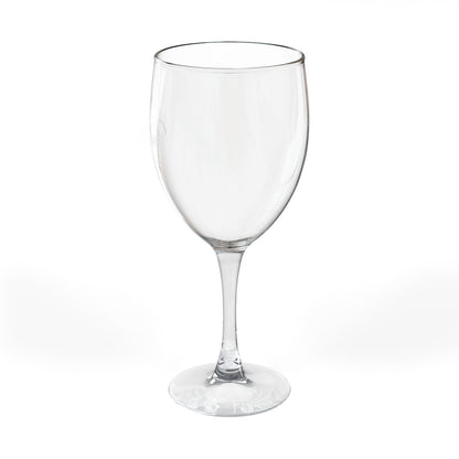 "Mom" Engraved Wine Glass