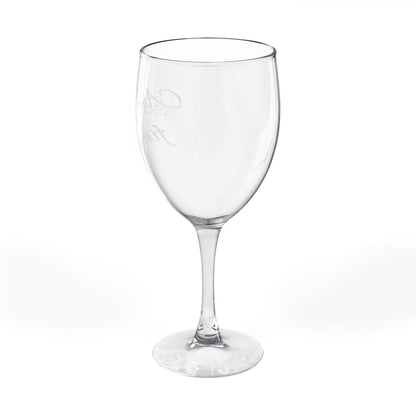"Aging Like Fine Wine" Engraved Wine Glass