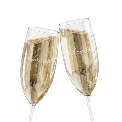 Custom Engraved Champagne Glass