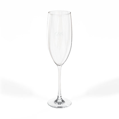 "Mr" Engraved Champagne Glass